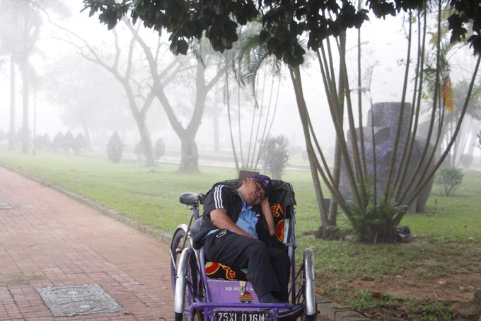 Huế chìm trong sương mù